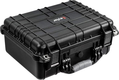 Eylar Standard 16" Gear, Equipment, Hard Camera Case Waterproof with Foam TSA Standards