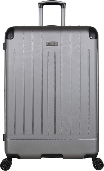 Kenneth Cole Reaction Flying Axis 28" Hardside Expandable 8-Wheel Spinner Check-Size Luggage, Silver