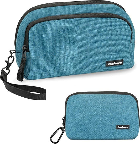 Electronics Organizer Travel Case, Cord Organizer Travel Essentials, Cable Bag, Tech Pouches,Blue 19NV & 20NV
