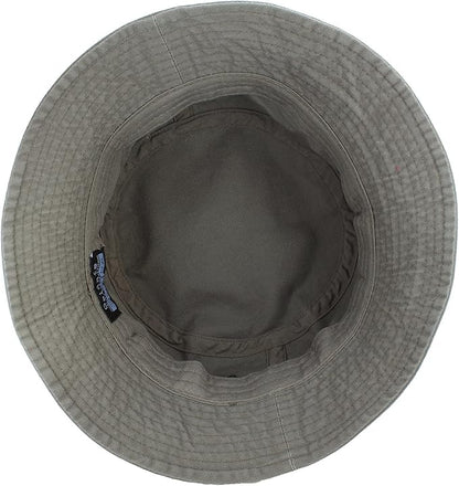 Gelante Solid Color 100% Cotton Bucket Hat for Women and Men Packable Travel Summer Beach Hat