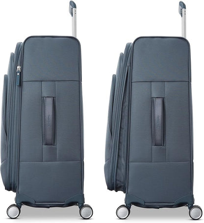 Samsonite UpLIFT Lightweight Softside Carry-On Luggage with Spinner Wheels - Expandable - Airline-Approved, Polyester Soft Suitcase for Ultra Light Travel - Cerulean Blue