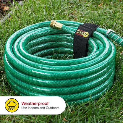 Super-Stretch Wrap-It Storage Straps (Assorted 12 Pack) - Elastic Cinch Straps - Extension Cord Organizer, Hose, Rope and Cable Strap, Cord Wrap, Cord Keeper, Garage and RV Organization