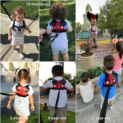 Toddler Leash Baby Harness Child Leash for Toddler Kids, Backpack Baby Kids Leash for Toddlers Age 1 2 3 4 Years Old Boys and Girls