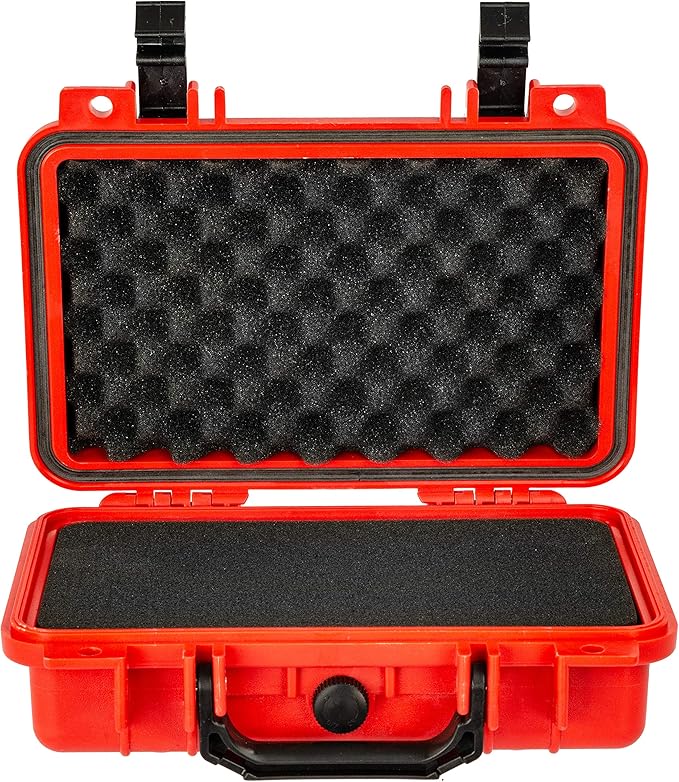 Eylar Protective Gear and Camera Hard Case Waterproof Dry Box with Foam 11.6 Inch 8.3 Inch 3.8 Inch (Red)