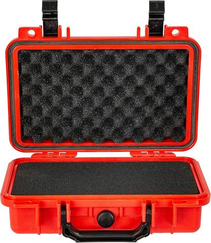 Eylar Protective Gear and Camera Hard Case Waterproof Dry Box with Foam 11.6 Inch 8.3 Inch 3.8 Inch (Red)