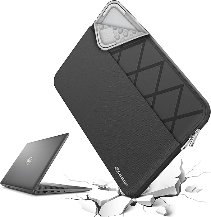 Smatree 13 inch Laptop Sleeve for DELL Pro 13 Premium PA13250, Protective Laptop Case with Accessory Pocket, YKK Zipper, Patented Shockproof Design (E431)