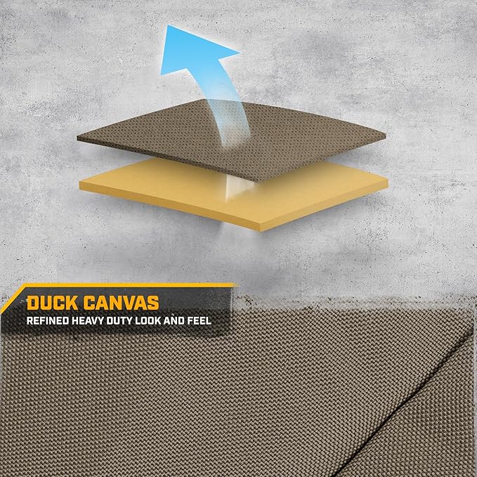 CAT Beige Rear Seat Cover for Cars, SUVs & Small Trucks – Heavy-Duty Oxford Canvas – 60/40 Split Bench Protector – Durable Back Seat Cover for Pets, Travel & Daily Use – Car & Truck Interior Accessory