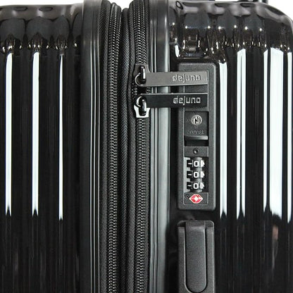 World Traveler Dejuno Tonal 20-Inch Carry-On Polycarbonate Lightweight Hardside Expandable Spinner Luggage Suitcase with TSA Lock - Onyx