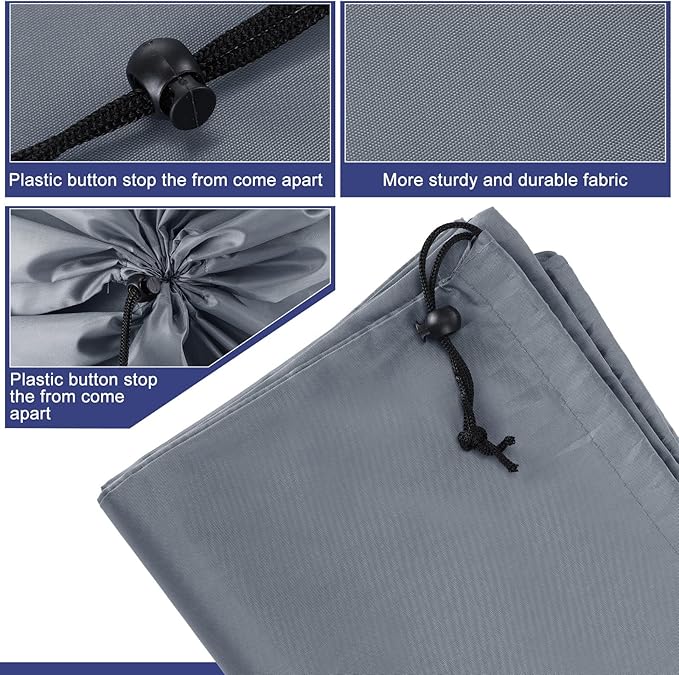 Sanwuta 40 Pcs 38" x 24" Large Laundry Bags with Drawstring Travel Laundry Bag Bulk Lock Closure Reusable Washable Heavy Duty for Dirty Clothes College Dorm Apartment(Black, Gray, Sky Blue, Navy Blue)