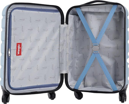 Wrangler Hardside Spinner Luggage, Blue Heaven, Carry-On 20-Inch