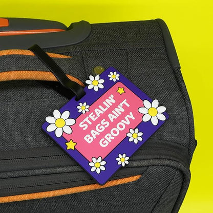Funny Luggage Tag – Hilarious Travel ID Tag with Sarcastic Saying – Durable & Easy to Spot Suitcase Tag for Men, Women, Frequent Flyers, or Gag Gift for Travelers - Stealin Bags