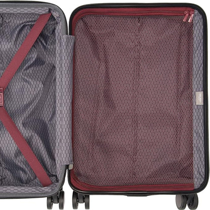DELSEY PARIS Alexis Durable Luggage Set, Expandable & Lightweight 4-Wheel Spinners, and Easy Grip for Smooth Journeys, TSA-Lock Incorporated, Men and Women, Platinum/Rose Gold, 2-Piece Set (21"/29")