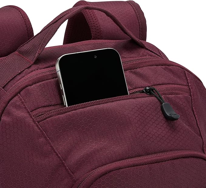 High Sierra Swoop SG Backpack, Travel or Work Laptop Bookbag with Drop Protection Pocket, and Tablet Sleeve, One Size, Maroon