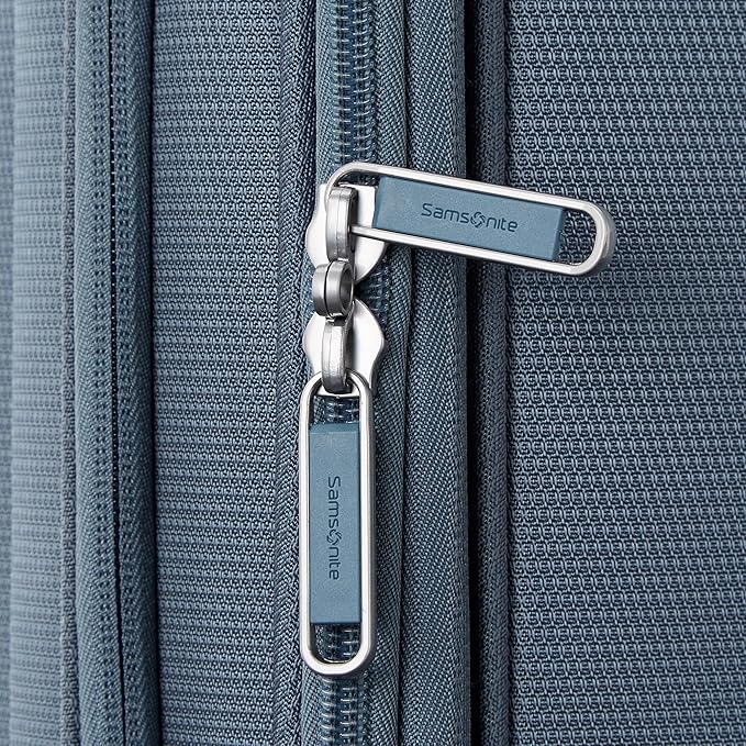Samsonite UpLIFT Lightweight Large Checked Softside 3-Piece Luggage Set with Spinner Wheels - Expandable - Airline-Approved, Polyester Soft Suitcase for Ultra Light Travel - Emerald Green