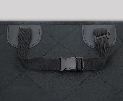 Best Pet Supplies Water Resistant Back Seat Cover for Dogs with Protective Pouch | Nonslip Backseat Protector for Cars, SUVs & Trucks (Black), 58 * 54, CS210-BK