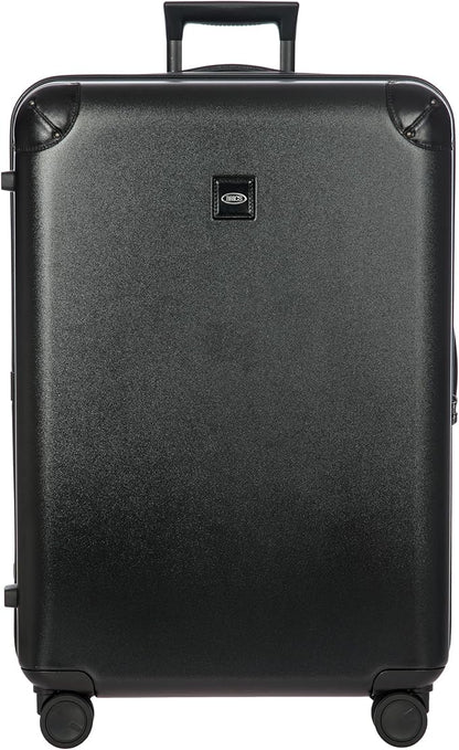 Bric's Amalfi Lightweight Hard Shell Suitcase – Expandable Checked Luggage with Water-Repellent Zip, Smooth 360° Wheels & TSA Lock - 30 Inch, Black