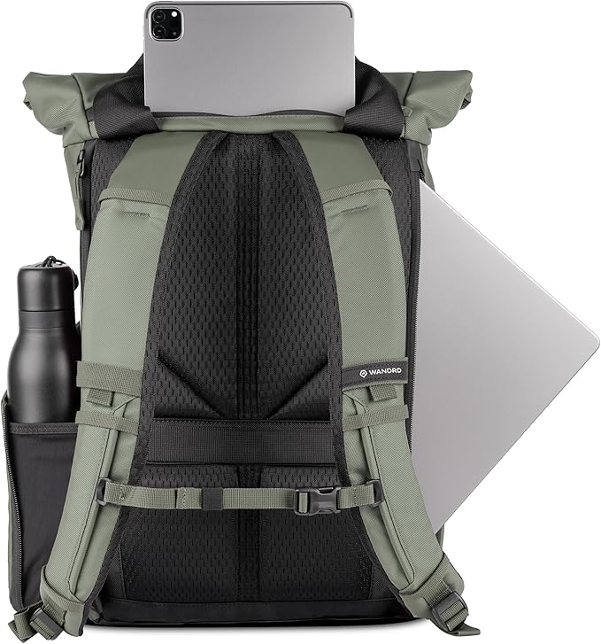 WANDRD All New PRVKE EDC Backpack: Everyday Carry Travel Backpack with Quick Laptop Access, Rolltop Expansion