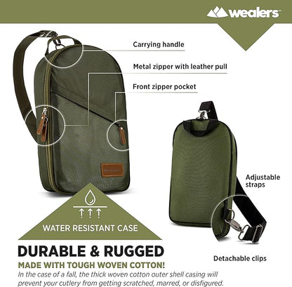 Camp Kitchen Cooking Utensil Set Travel Organizer Grill Accessories Portable Compact Gear for Backpacking BBQ Camping Hiking Travel Cookware Kit Water Resistant Case