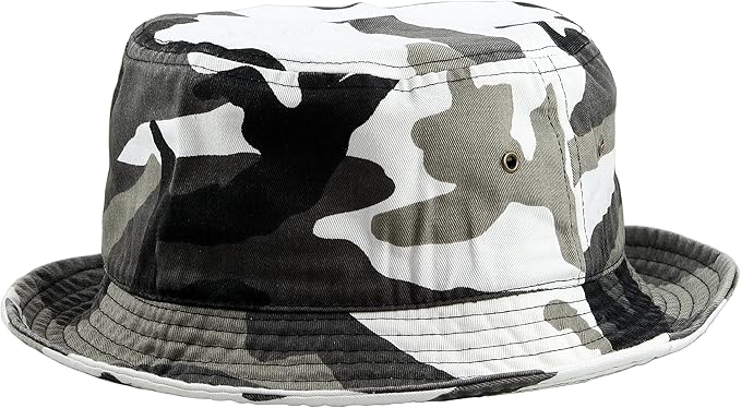 Gelante Solid Color 100% Cotton Bucket Hat for Women and Men Packable Travel Summer Beach Hat