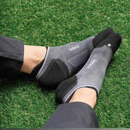Feetures Elite Golf Max Cushion Tab Ankle Socks - Sport Sock with Targeted Compression
