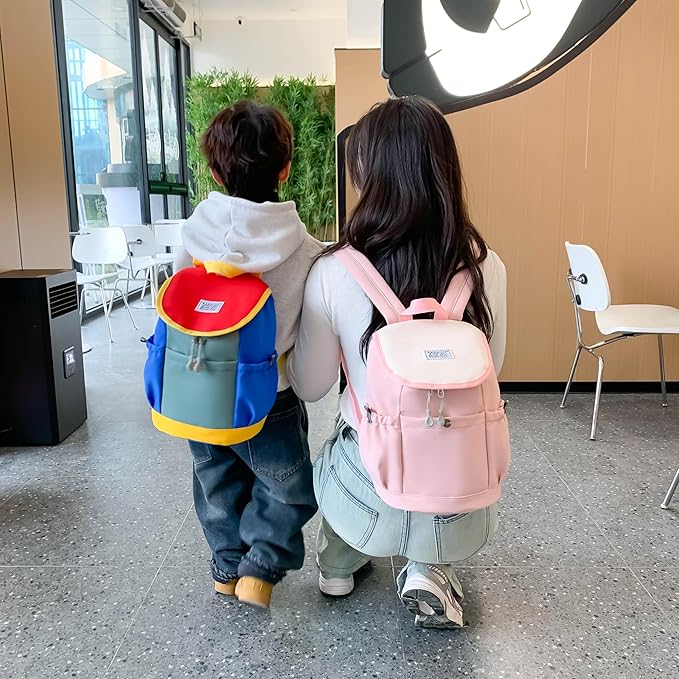 Toddler Backpack for Boys and Girls Age 3+, Lightweight Small Kids School Bag for Kindergarten, Daycare, Travel (Pink)