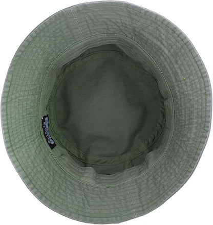Gelante Solid Color 100% Cotton Bucket Hat for Women and Men Packable Travel Summer Beach Hat
