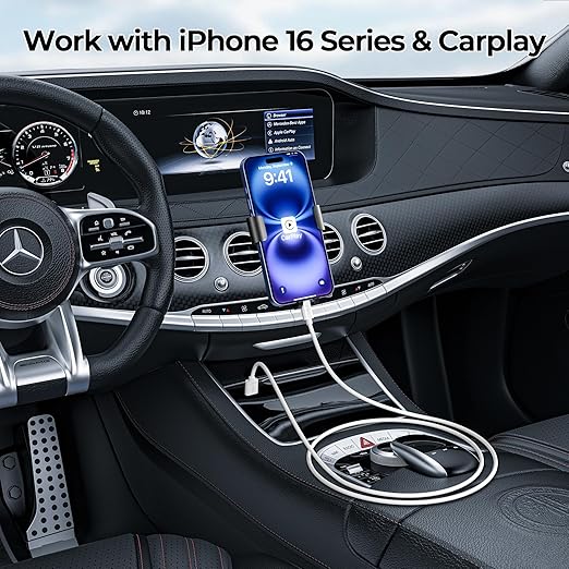 Basesailor USB Type C Charger Cable 1FT 2 Pack,Car Charging Cord for New iPhone 17 16 15 Pro Max Plus 2023,Samsung Galaxy S10 S10E 10E S20 FE S23 S22 Plus Ultra,A51 A52 A53,Google Pixel 9 pro 8 7 XL