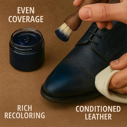 Eagle Shoe Cream Polish Kit – 3 Piece Boot & Shoe Polish with Shoe Cream, Shine Cloth & Applicator