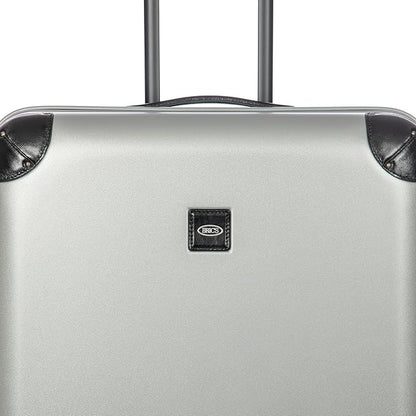 Bric's Amalfi Lightweight Hard Shell Suitcase – Expandable Checked Luggage with Water-Repellent Zip, Smooth 360° Wheels & TSA Lock - 30 Inch, Silver