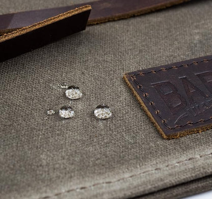 BARTON WATCH BANDS Canvas Watch Roll Travel Case - Waxed Canvas Watch Pouch & Band Storage - Ideal for Travelling or Home Use, Carrier Case & Travel Roll.