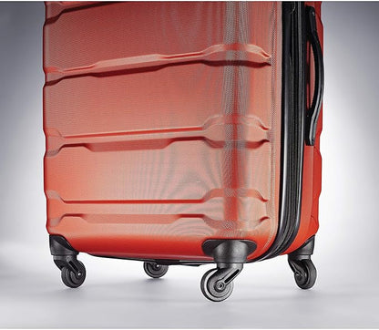 Samsonite Omni PC Hardside Expandable Luggage with Spinner Wheels, Burnt Orange, 3-Piece Set (20/24/28)