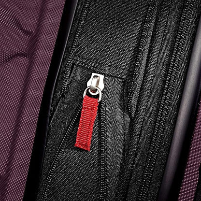 Samsonite Omni PC Hardside Expandable Luggage with Spinner Wheels, Purple, Carry-On 20-Inch