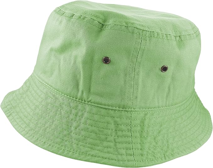 Gelante Solid Color 100% Cotton Bucket Hat for Women and Men Packable Travel Summer Beach Hat