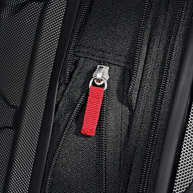 Samsonite Omni PC Hardside Expandable Luggage with Spinner Wheels, Black, Carry-On 20-Inch
