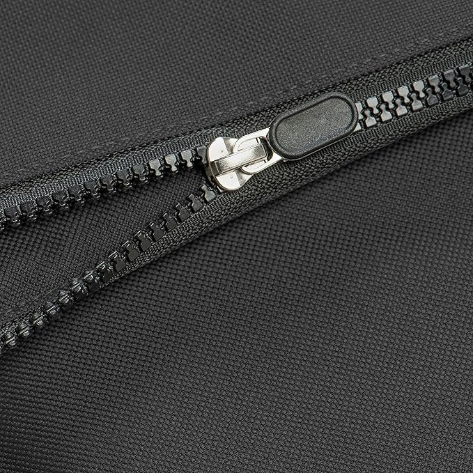 Furhaven Deluxe Multi-Panel Hard Bottom Platform Bridge Backseat Protector w/ Travel Bag - Black, One Size