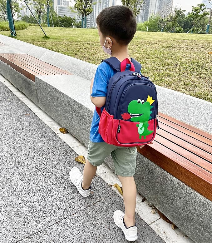 CHERUBIC Toddler Backpack, Kids Travel Backpack, Waterproof Cute Small Preschool Backpack Cartoon Daycare Bag