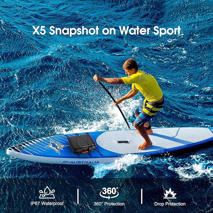 Hard Case for Insta360 X5 Bundle Double Layers Large Capacity Organizer IP67 Travel Hard Carrying Case for Insta 360 X5 114cm Invisible Selfie Stick Accessories