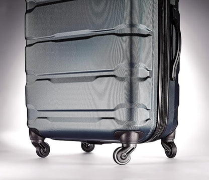 Samsonite Omni PC Hardside Expandable Luggage with Spinner Wheels, Navy, Carry-On 20-Inch