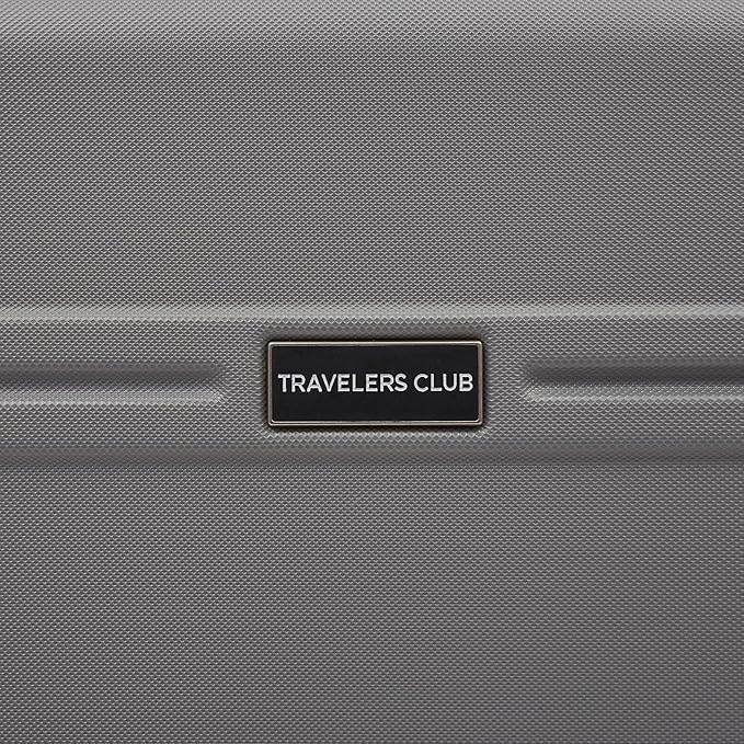 Travelers Club Skyline 20" Carry-On Spinner Luggage, Gray