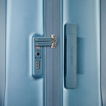 Samsonite UpLIFT X-Large Checked Hardside Luggage with Spinner Wheels - Airline-Approved, TSA Lock, Adjustable Handle System - Polycarbonate Hard Suitcase for Ultra Lightweight Travel - Elemental Blue