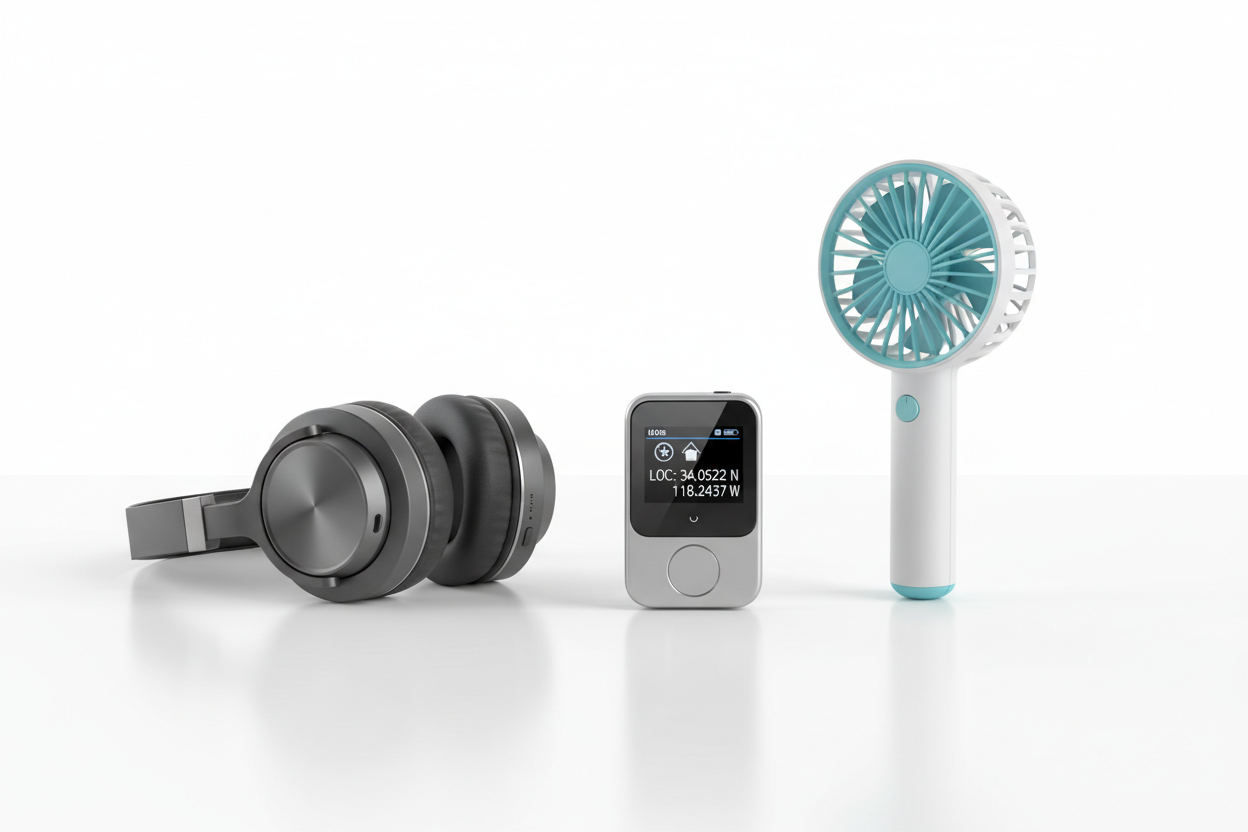 GPS Trackers Noise-Canceling HeadphonesPortable Fans